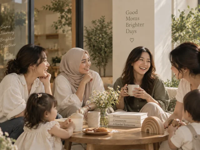 Moms saling berkenalan dan membangun circle setelah jadi ibu.
