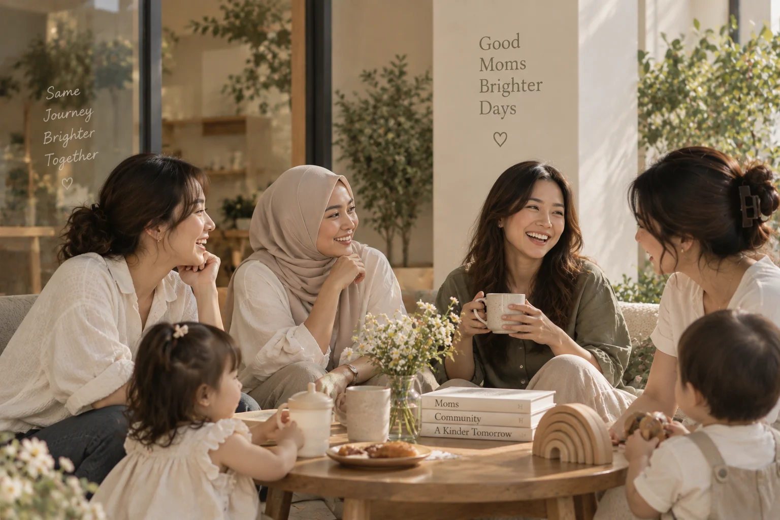 Moms saling berkenalan dan membangun circle setelah jadi ibu.